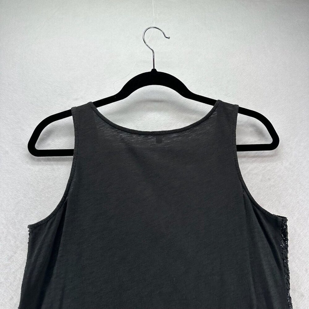 J.CREW Tank Top Womens Sz S Sequin Embellished Scoop Neck Sleeveless Black - Picture 5 of 9